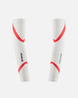 District Vision + 2XU Lightweight Desert Comp Arm Guard - White/Heat Visions