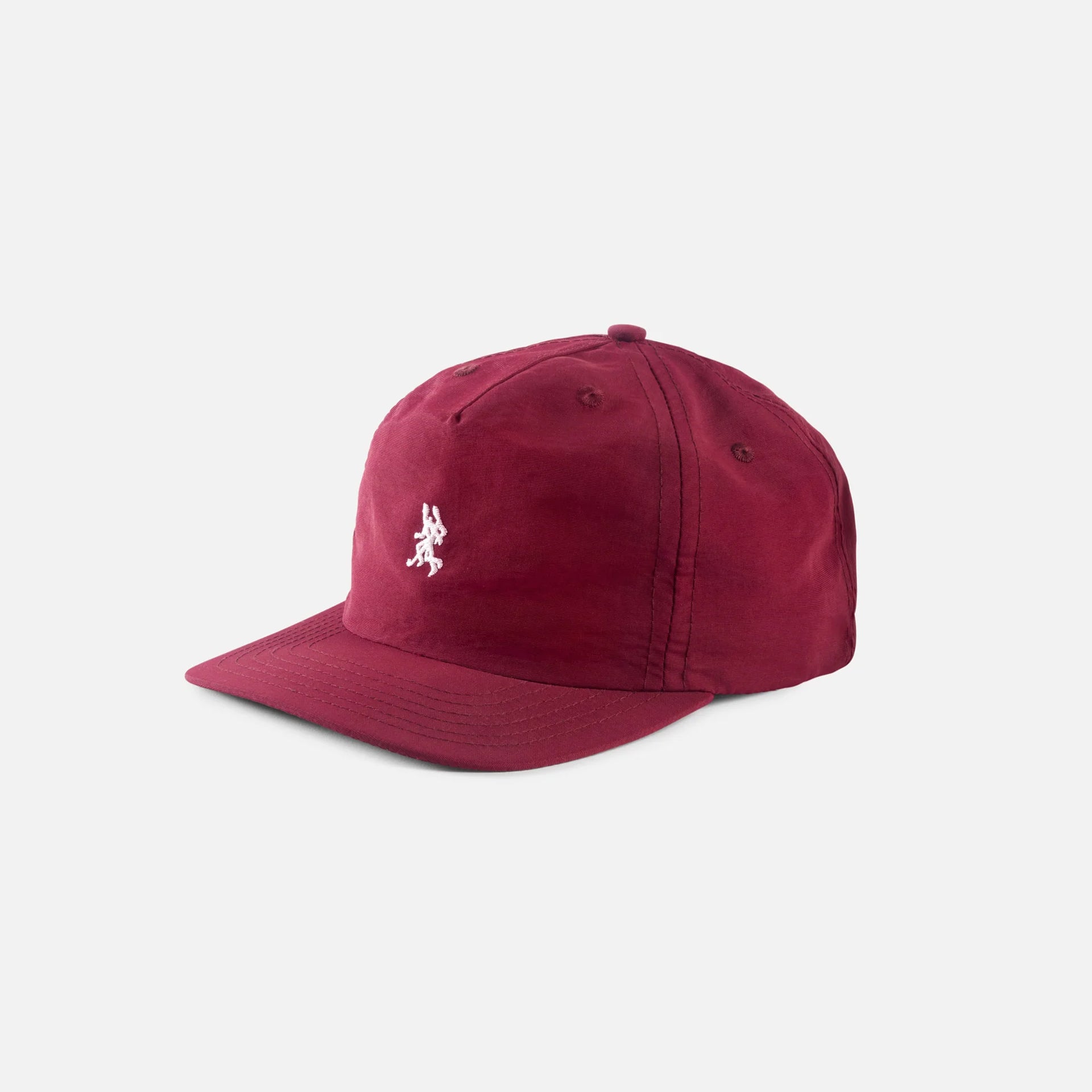 District Vision 5 Panel Nylon Hat - Maroon