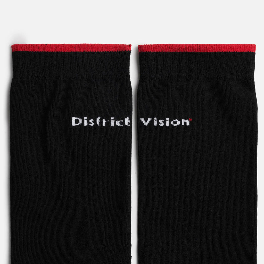 District Vision Performance Cordura 中筒袜 - 蓝色扎染