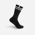 District Vision Japanese Organic Cotton Socks - Black/White