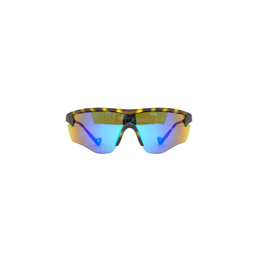 District Vision Junya Racer - Tortoise (D+ Blue Mirror Lens)
