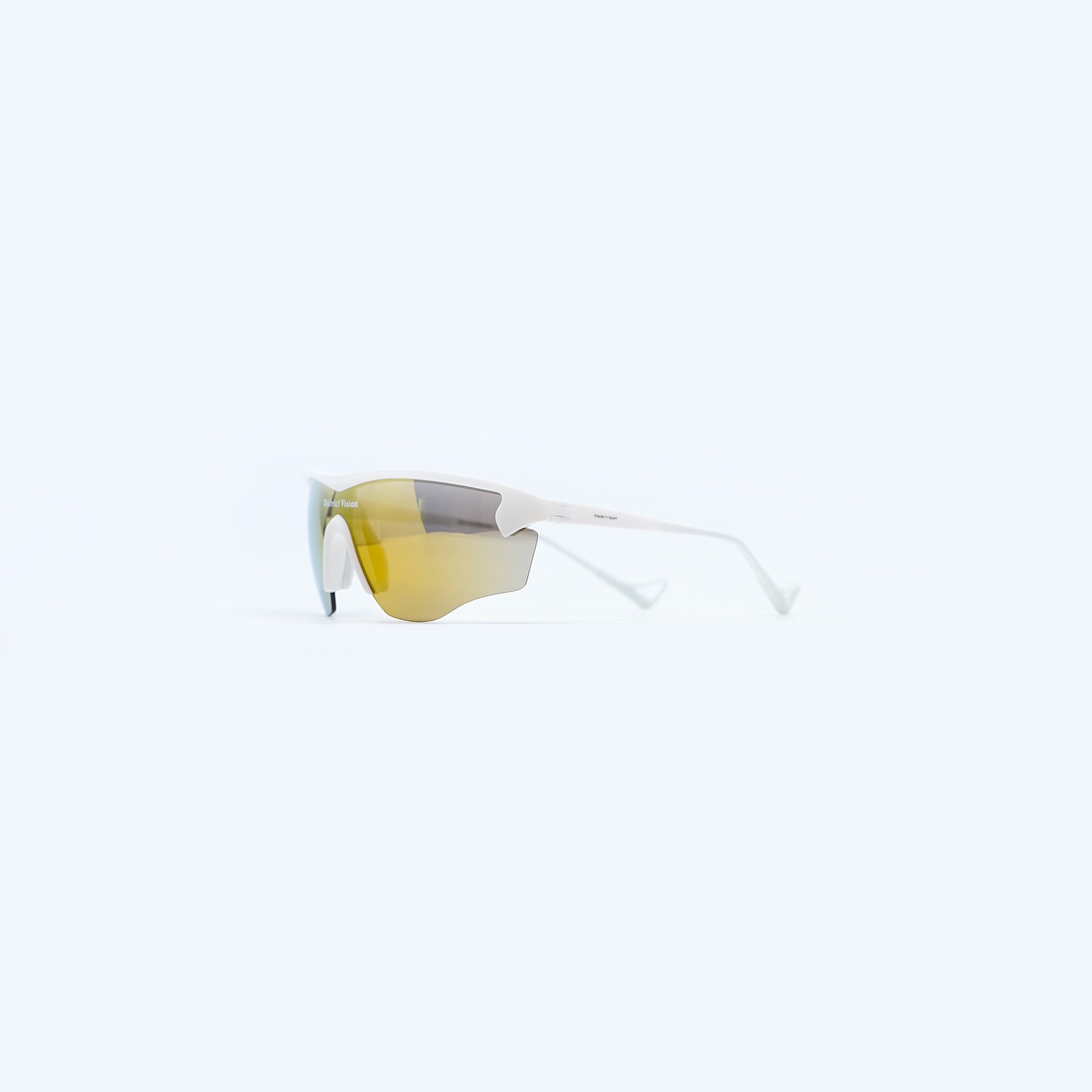 District Vision Junya Racer - White (D+ Amber Mirror Lens)