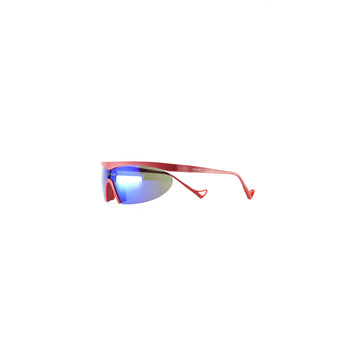 District Vision Koharu Eclipse - Metallic Red (D+ Blue Mirror Lens)