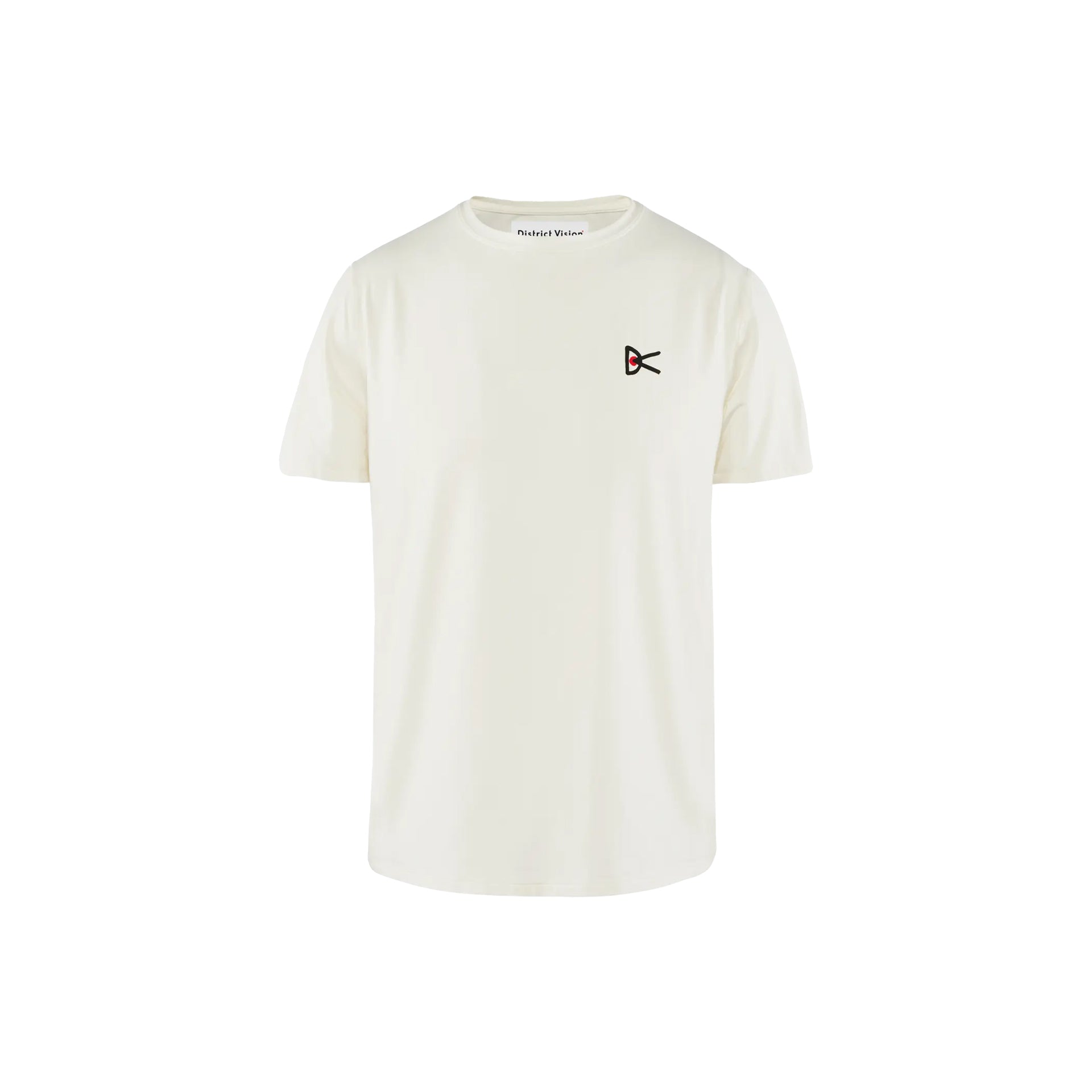 District Vision Lightweight Short Sleeve T-Shirt - Lunar White