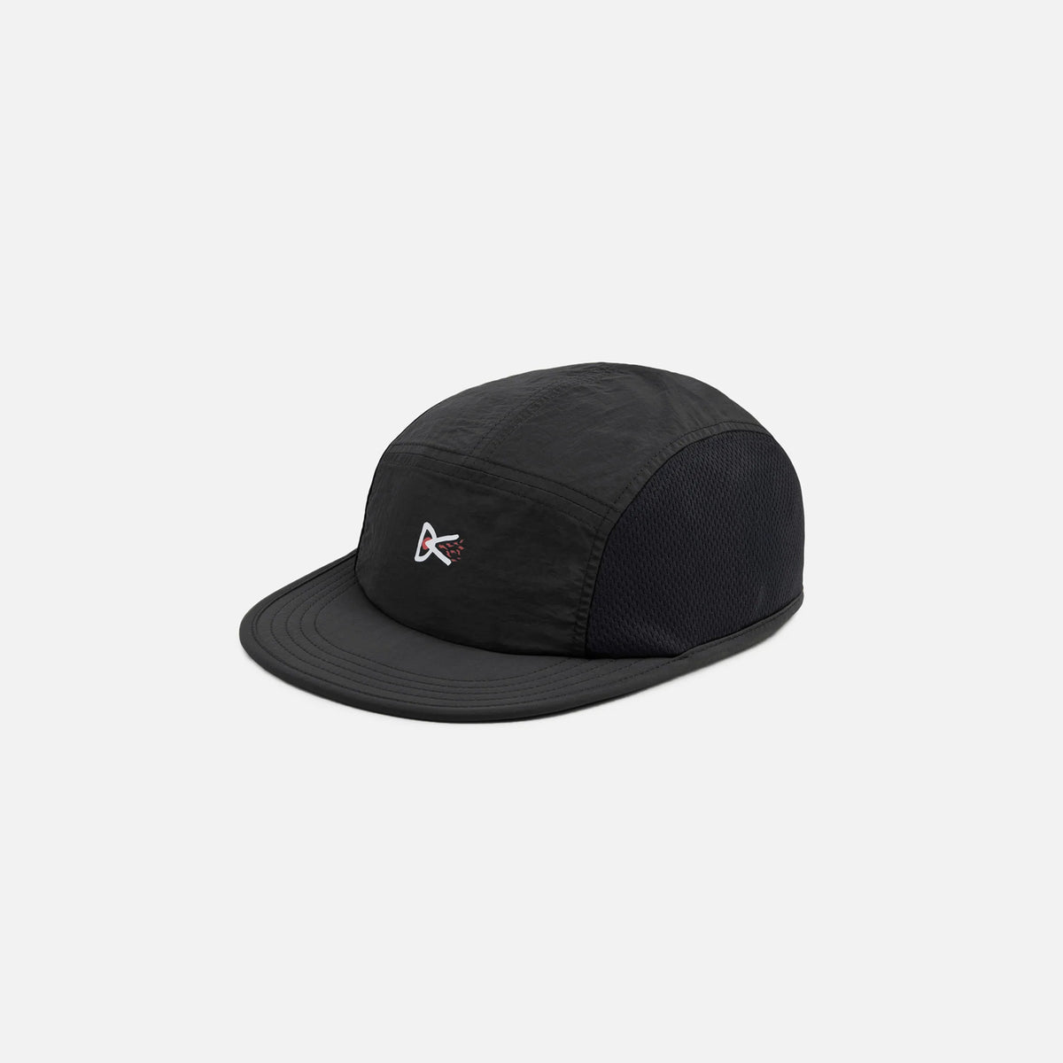 district-vision-nylon-paneled-mesh-hat-black