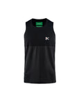 District Vision Paneled Mesh Singlet - Black