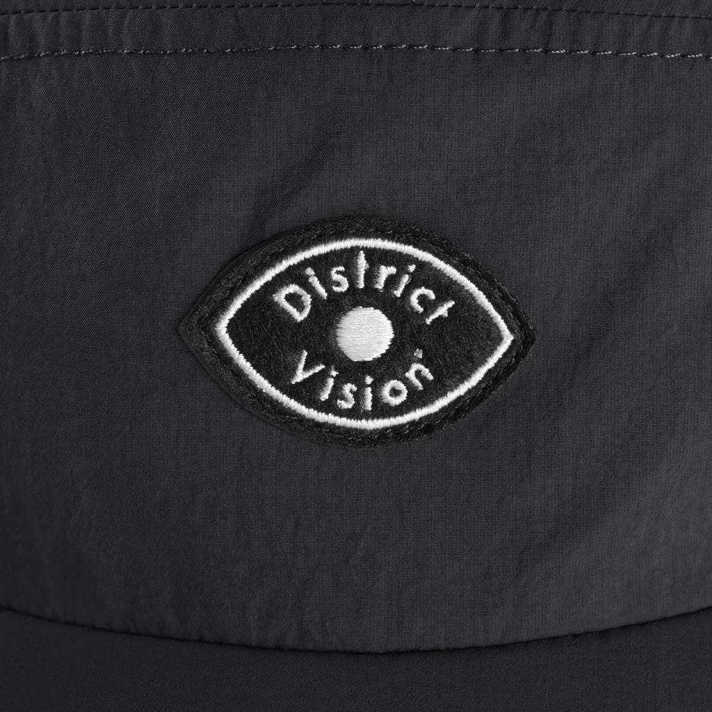 District Vision Performance Paneled Mesh Hat - Black