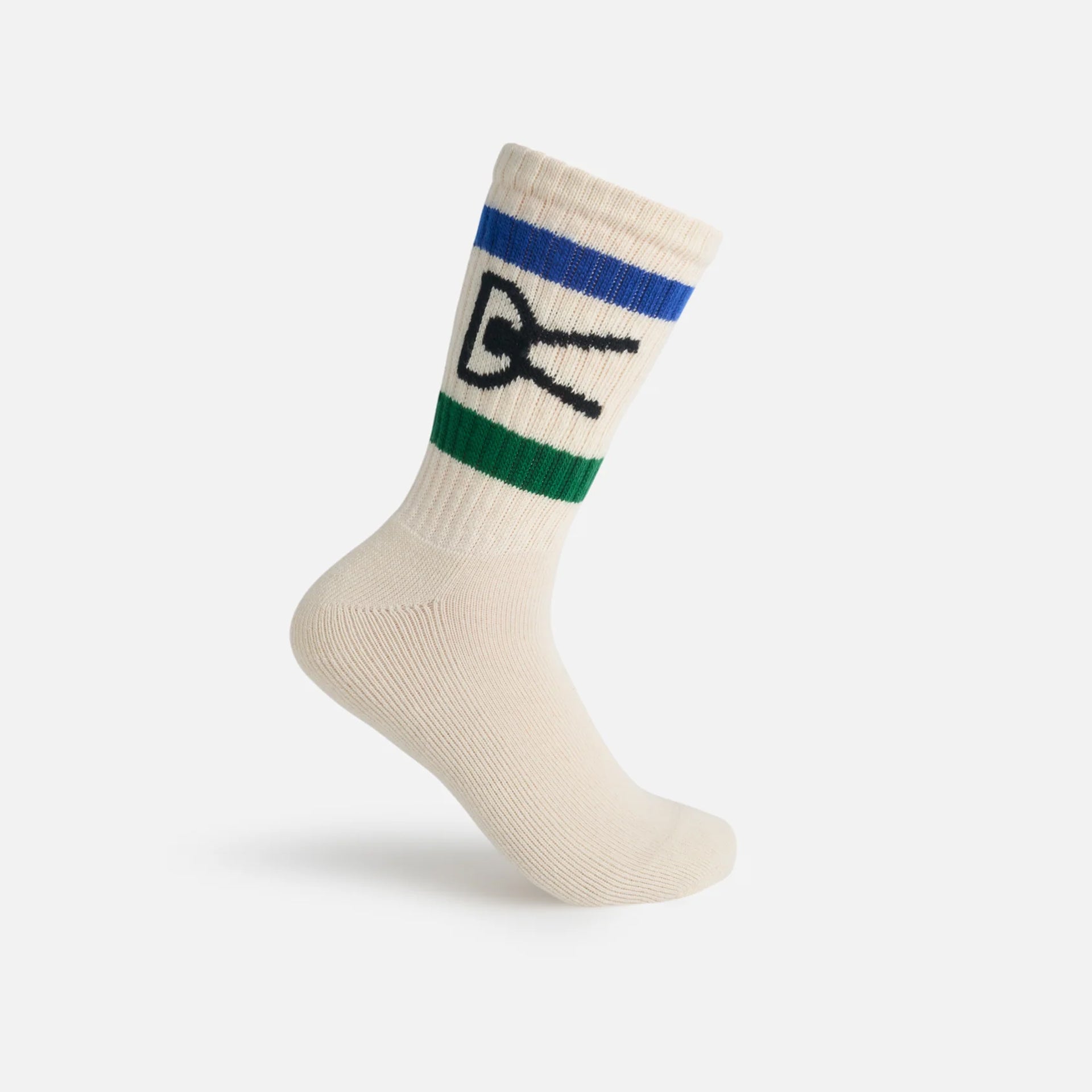 district-vision-usa-cotton-socks-cream-navy-green-2-pack