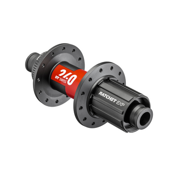 DT Swiss 240 EXP 28H 142x12mm Centrelock Rear Hub (Shimano/SRAM 11sp Road) - Black