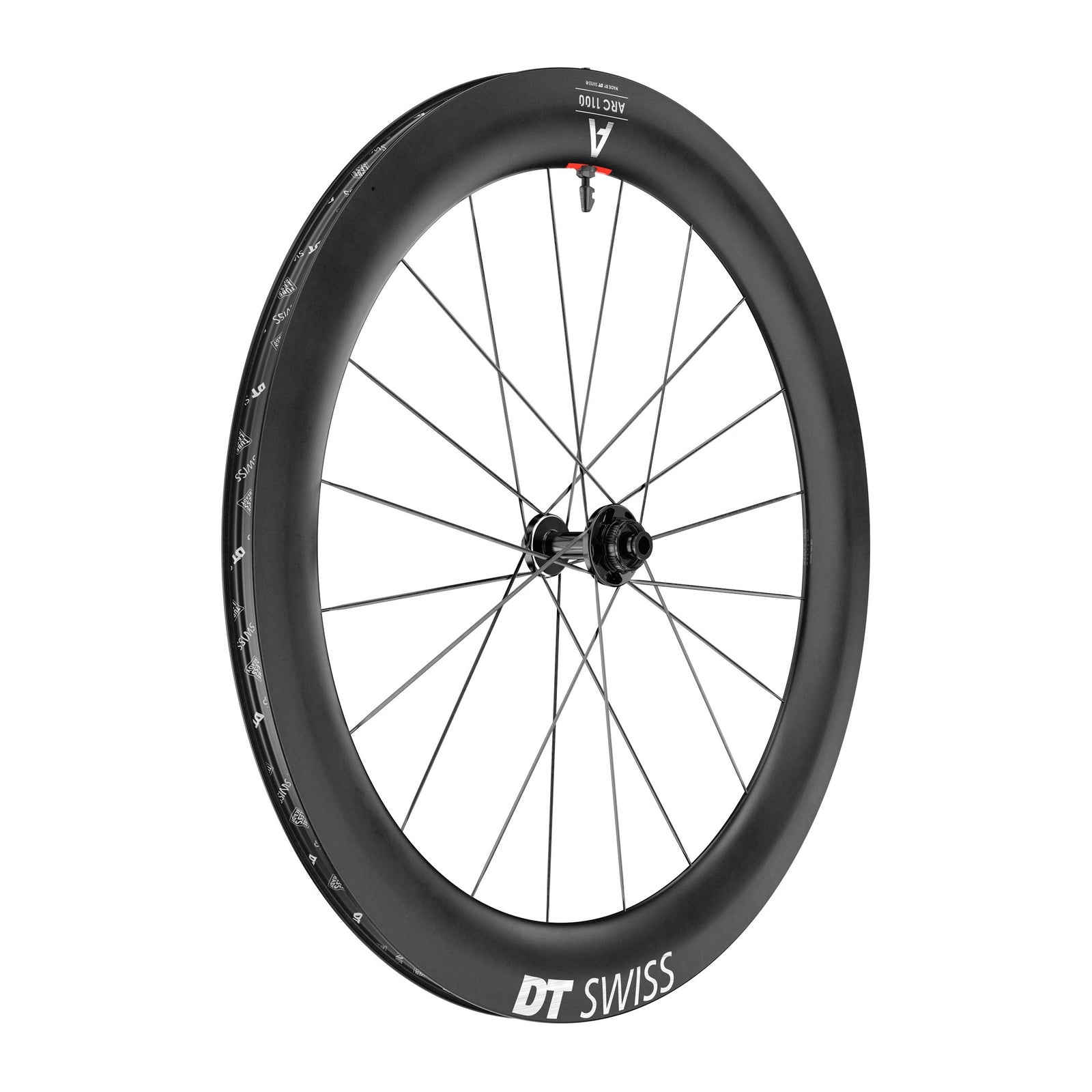 DT Swiss ARC 1100 DICUT 65 Carbon Road Wheels - Silver Decals