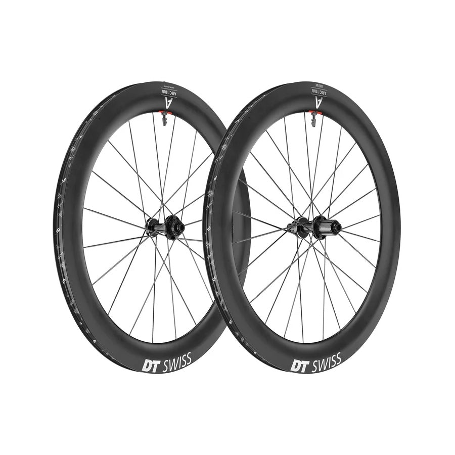 DT Swiss ARC 1100 DICUT 65 Carbon Road Wheels - Silver Decals