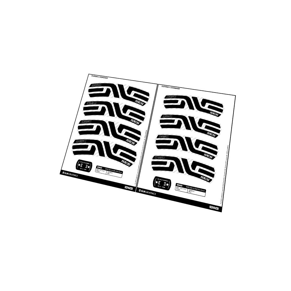 ENVE SES 3.4 Decal Kit - Gloss Black