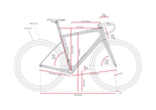 Enve Fray Road Frameset - GT Silver