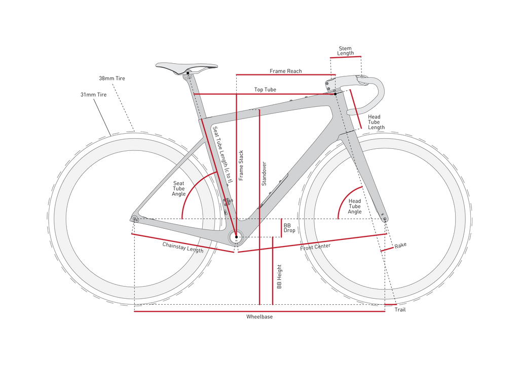 Enve Fray Road Frameset - GT Silver