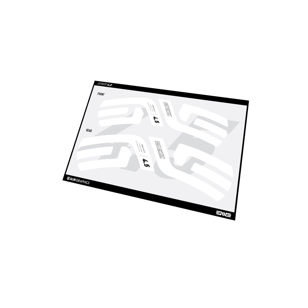 ENVE SES 4.5 Decal Kit - Gloss White