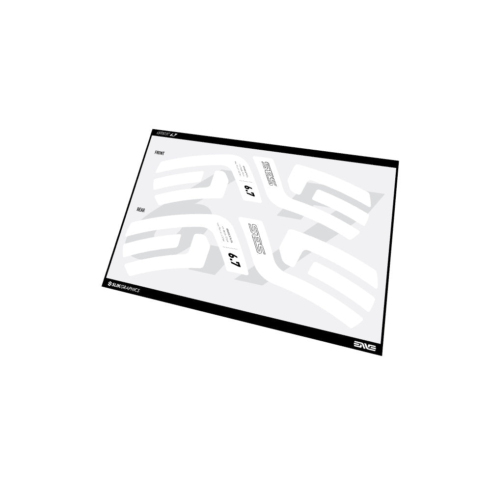 ENVE SES 6.7 Decal Kit - Gloss White