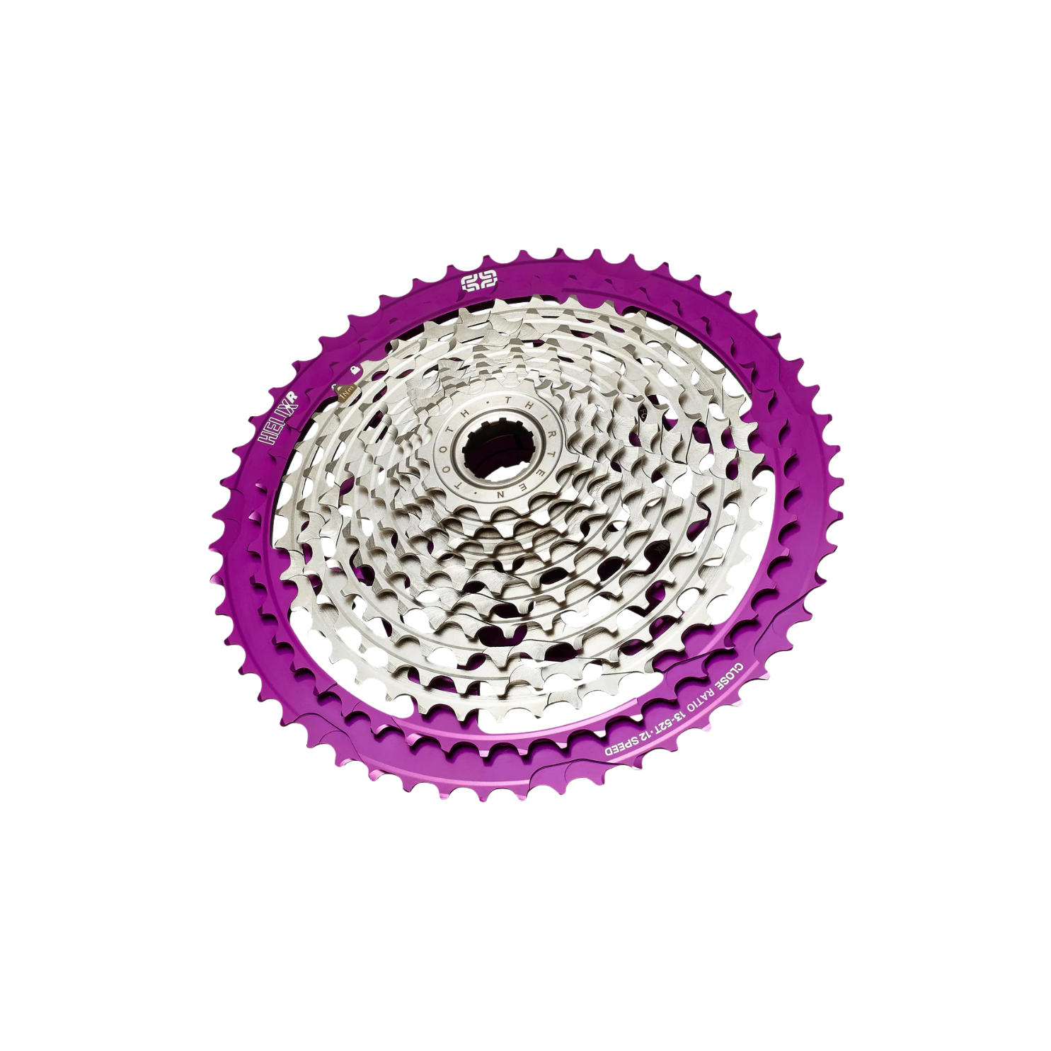 e*thirteen Helix Race 12-Speed 13-52T Cassette - Eggplant