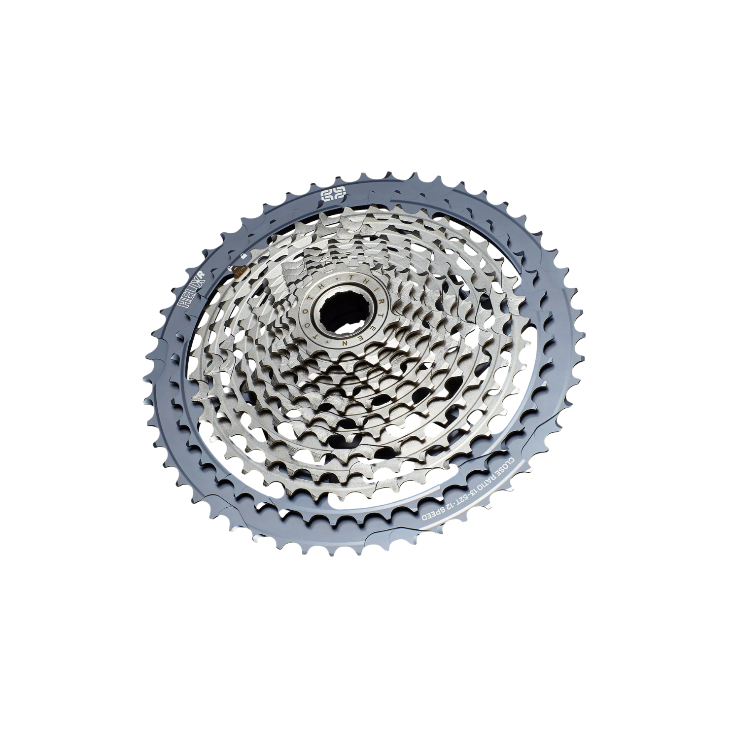 e*thirteen Helix Race 12-Speed 13-52T Cassette - Grey