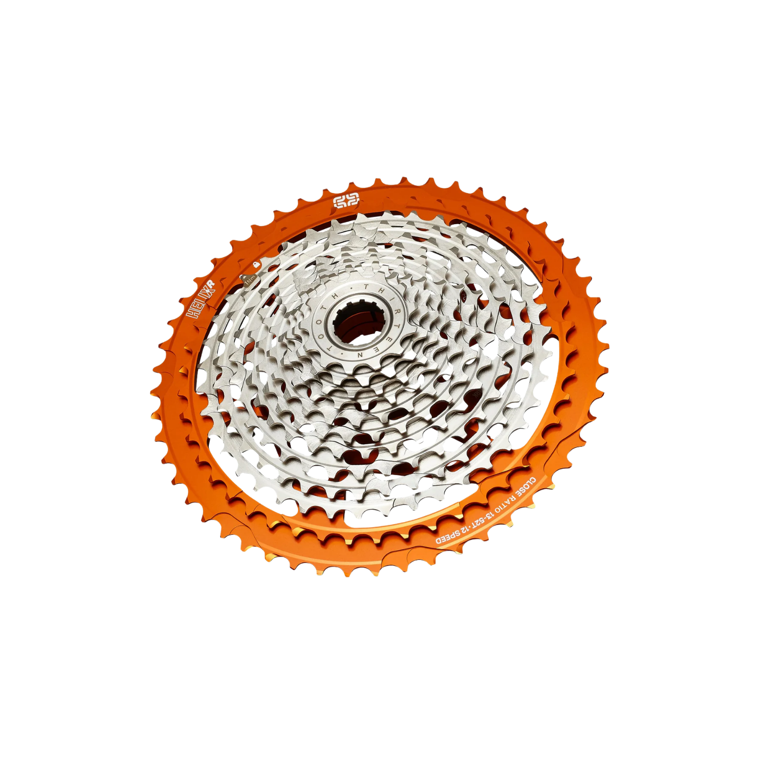 e*thirteen Helix Race 12-Speed 13-52T Cassette - Naranja