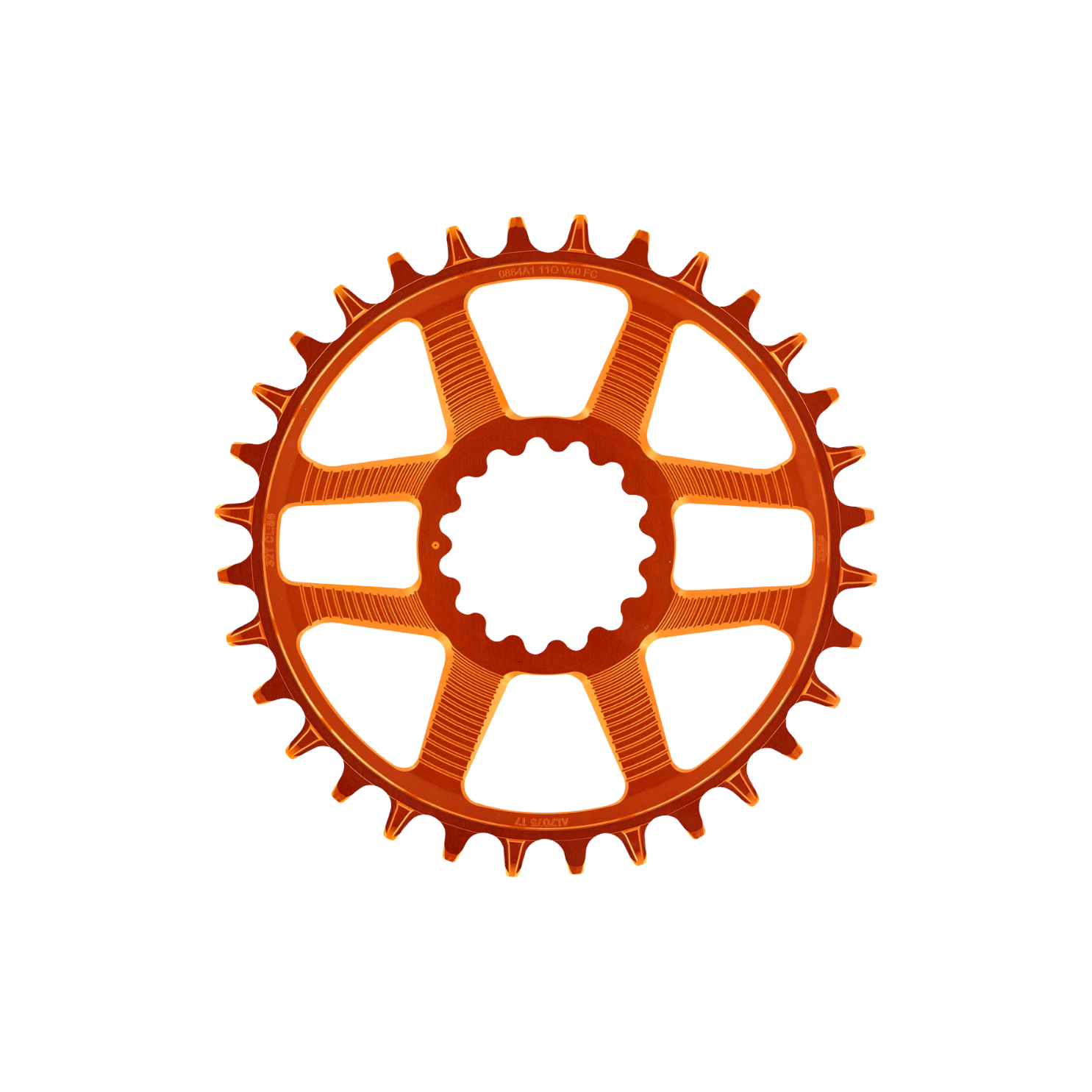 e*thirteen Helix Race Direct Mount Chainring - Naranja