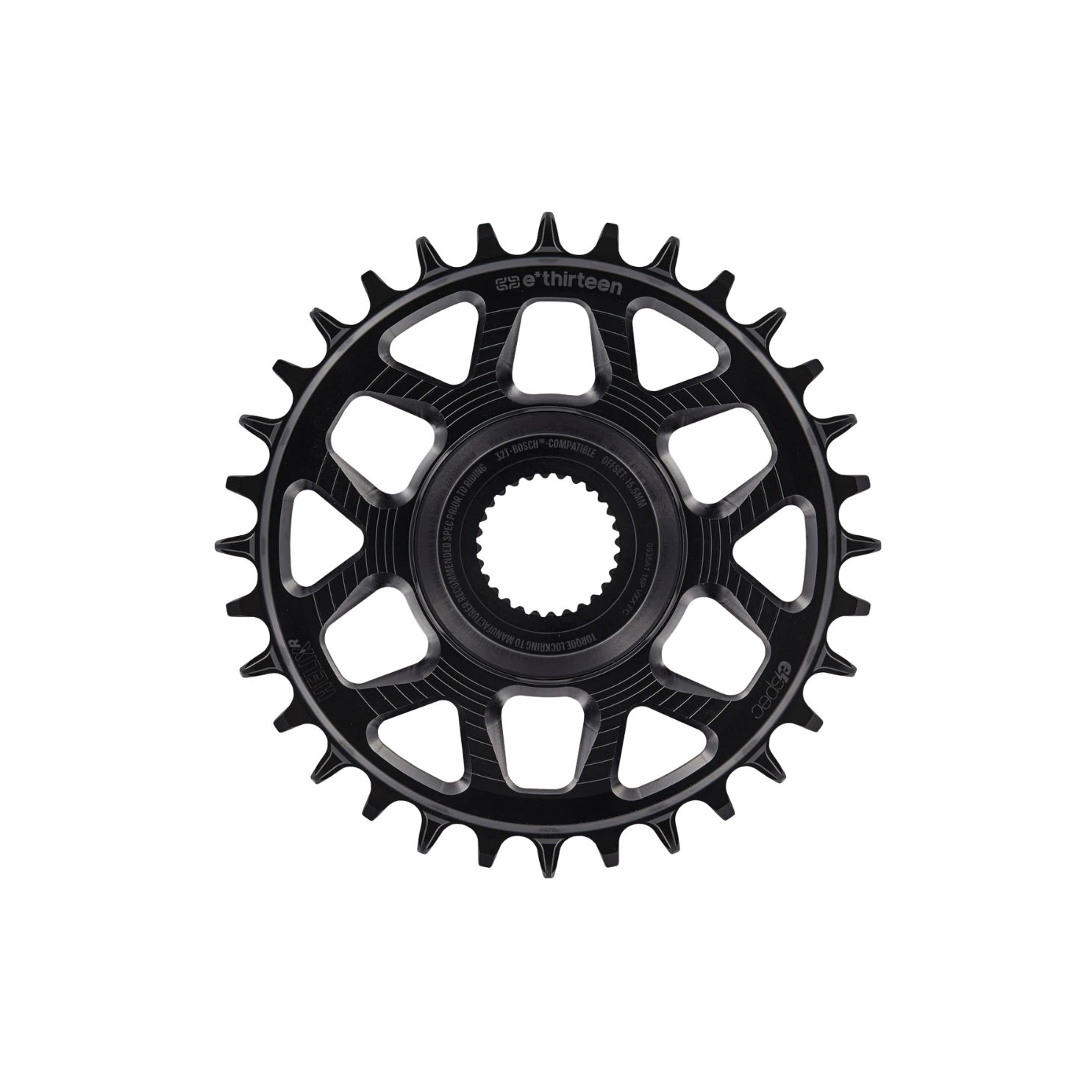 e*thirteen Helix Race e*spec Chainring - Black