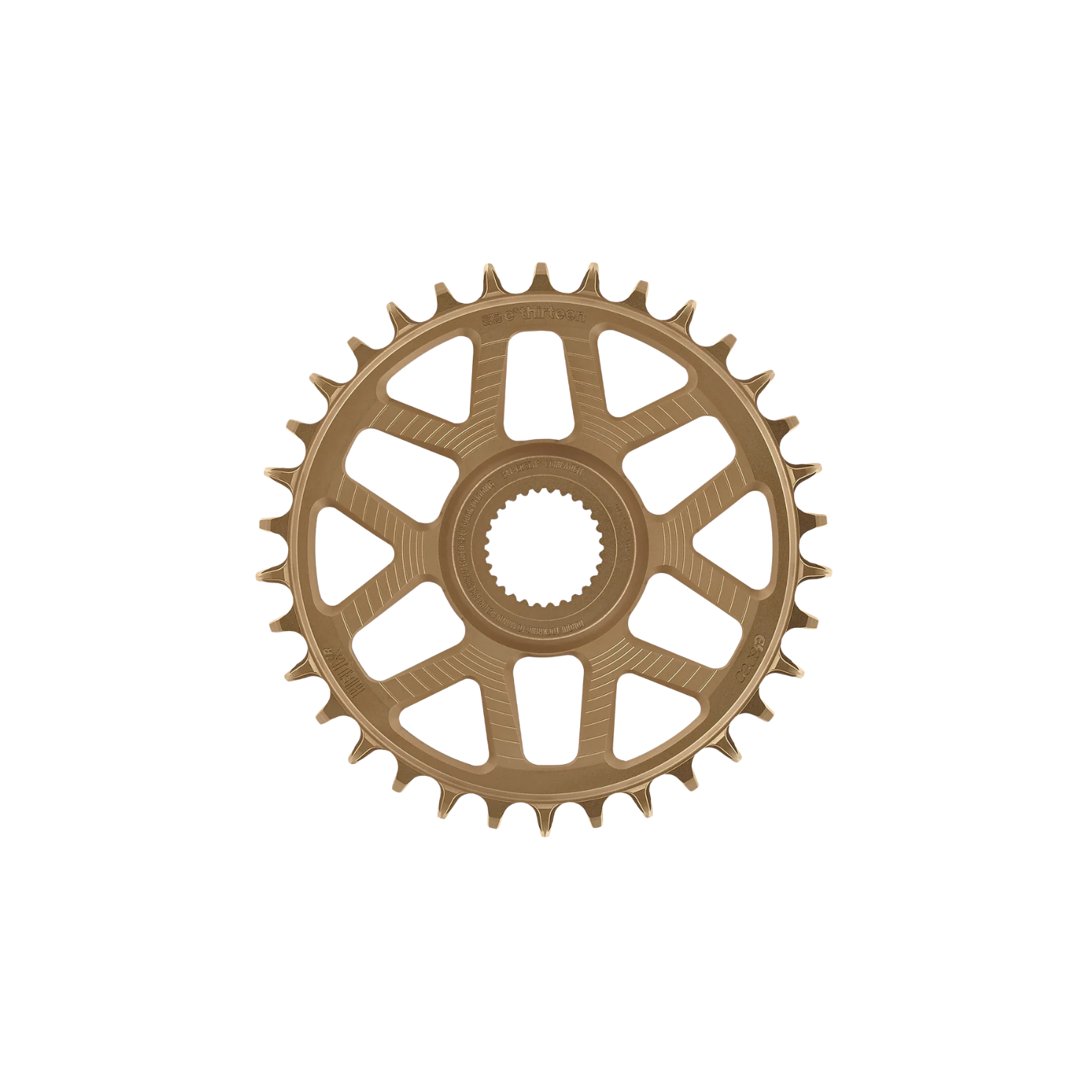 e*thirteen Helix Race e*spec Chainring - Bronze