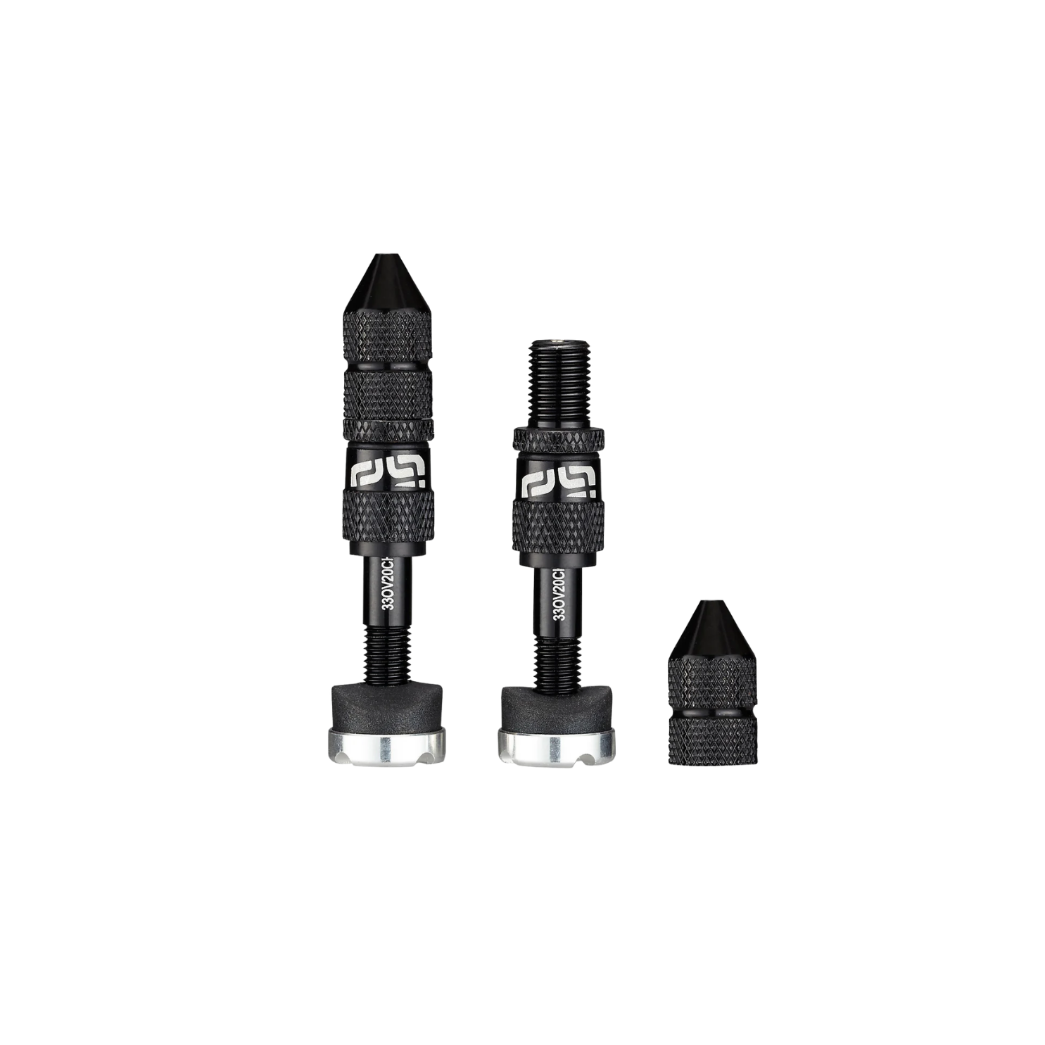e*thirteen Quick Fill Schrader Tubeless Valves - Black