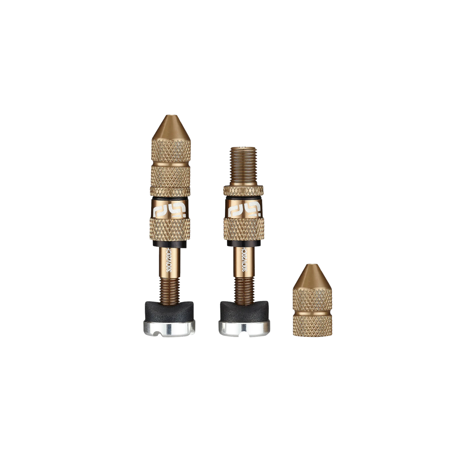 e*thirteen Quick Fill Schrader Tubeless Valves - Bronze