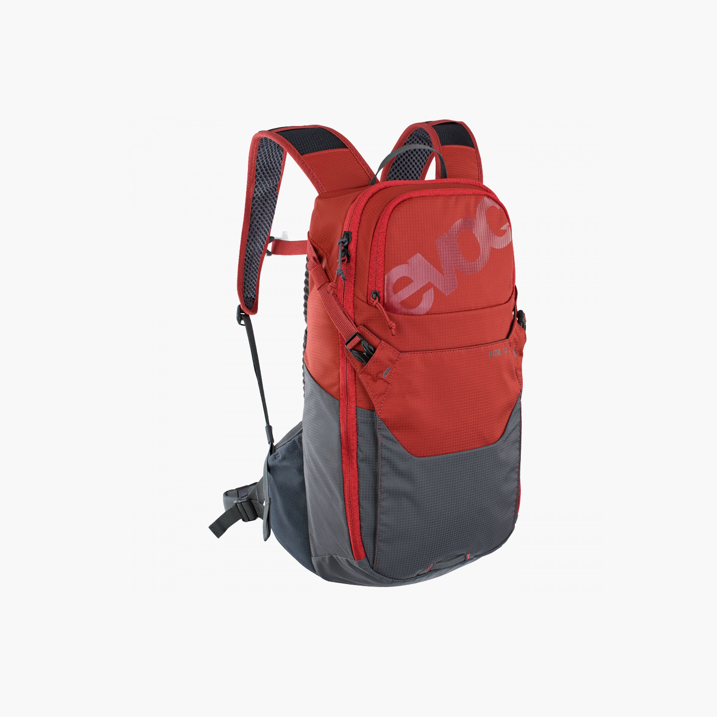Evoc Ride 12 + Hydration Bladder 2 背包 - 辣椒红/碳灰色