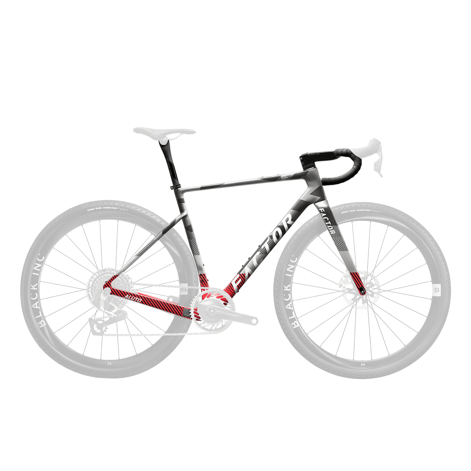 Factor Aluto Frameset - Quattro Grey