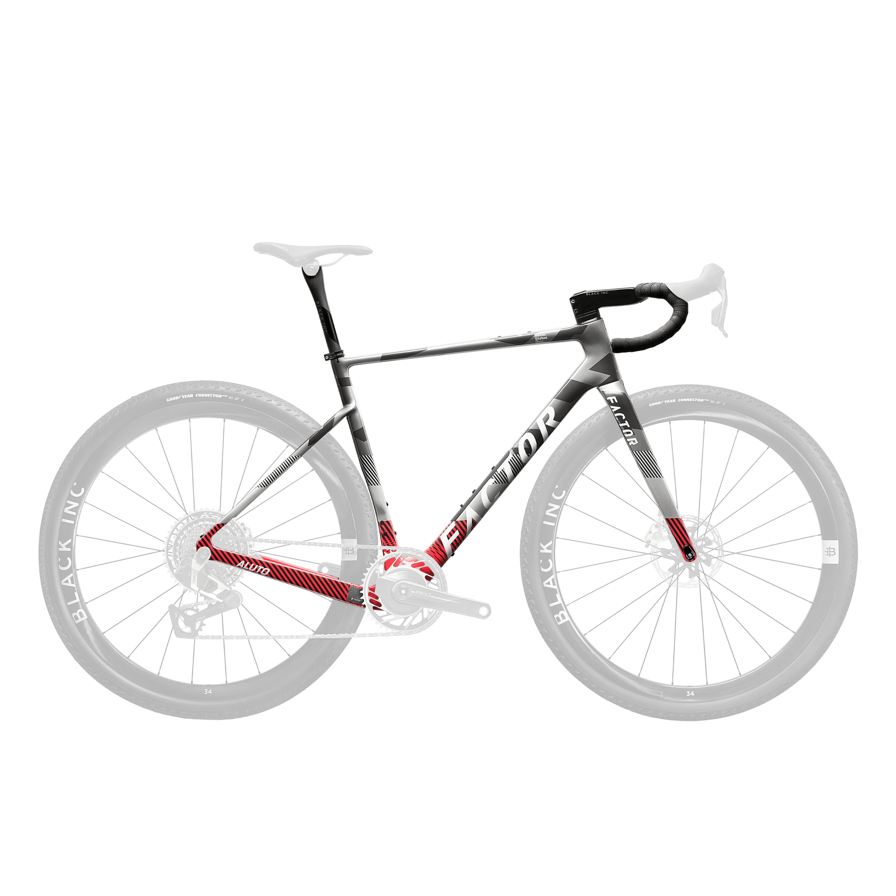 Factor Aluto Gravel Frameset Standard Package - Quattro Grey