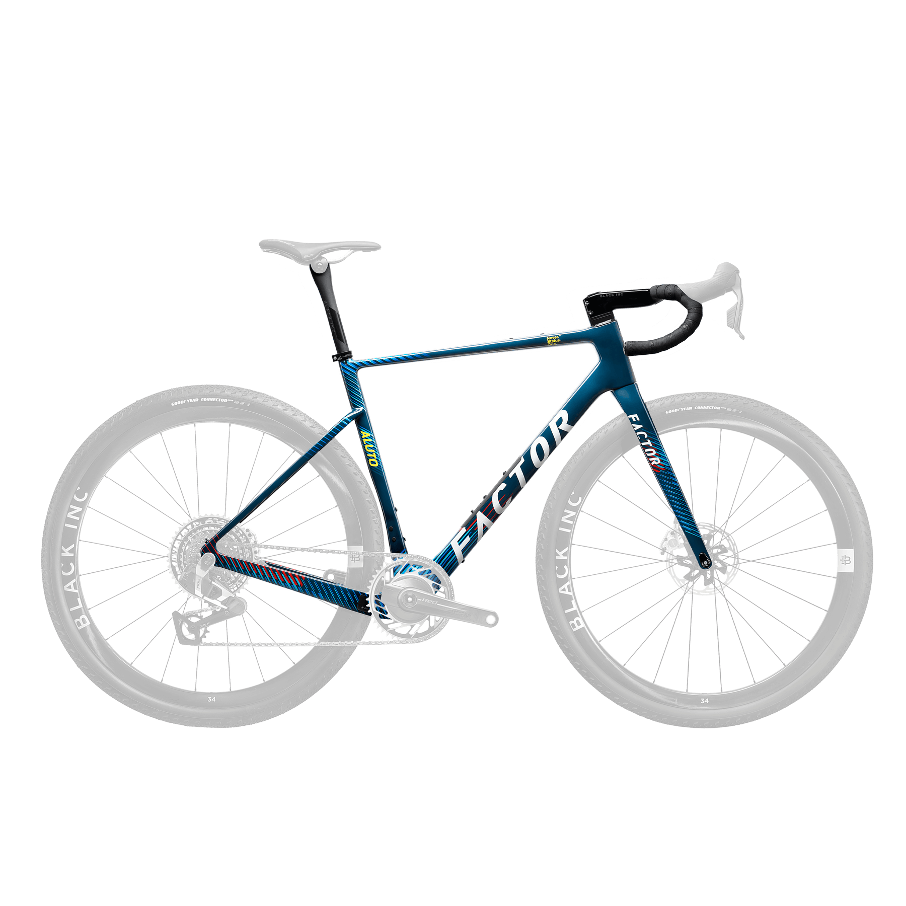 Factor Aluto Gravel Frameset Standard Package - Raptor Blue