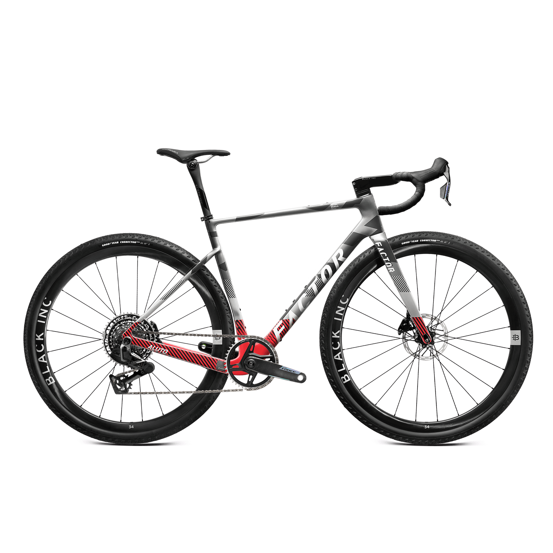 Factor Aluto SRAM FORCE XPLR w/ Power Meter Gravel Bike - Quattro Grey