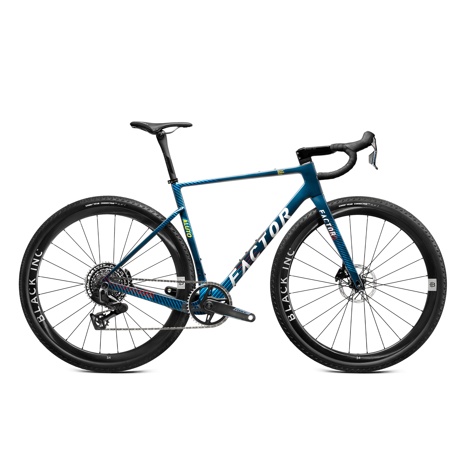Factor Aluto SRAM FORCE XPLR w/ Power Meter Gravel Bike - Raptor Blue
