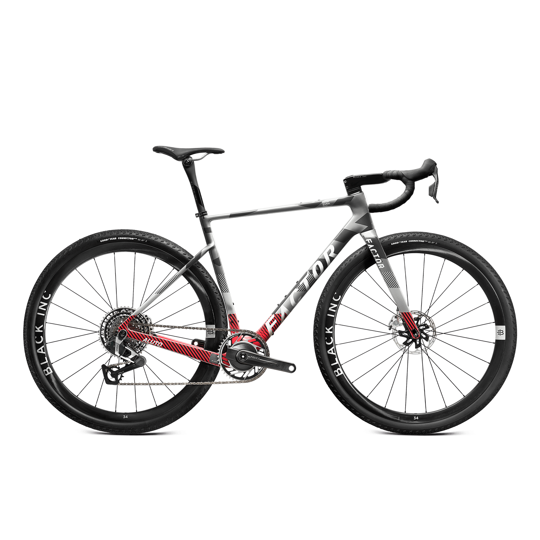 Factor Aluto SRAM RED XPLR w/ Power Meter Gravel Bike - Quattro Grey