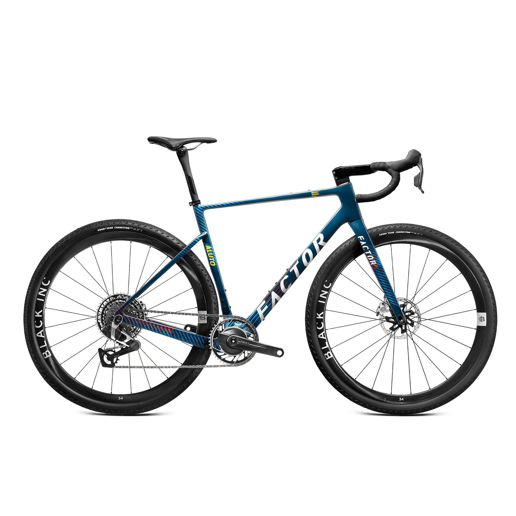 Factor Aluto SRAM RED XPLR w/ Power Meter Gravel Bike - Raptor Blue