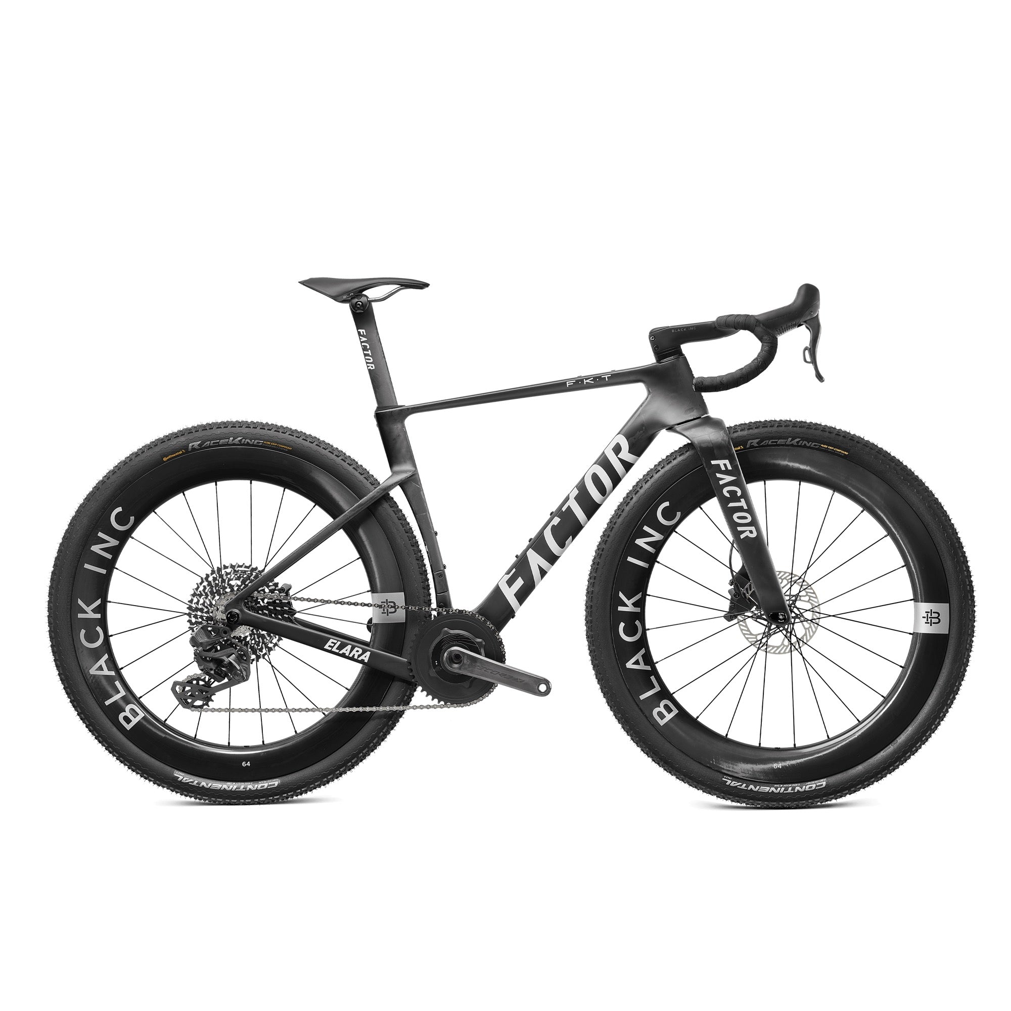 Factor Elara Complete + Black Inc 46 Wheelset - Campagnolo Record 13 X + PM - Matte Carbon
