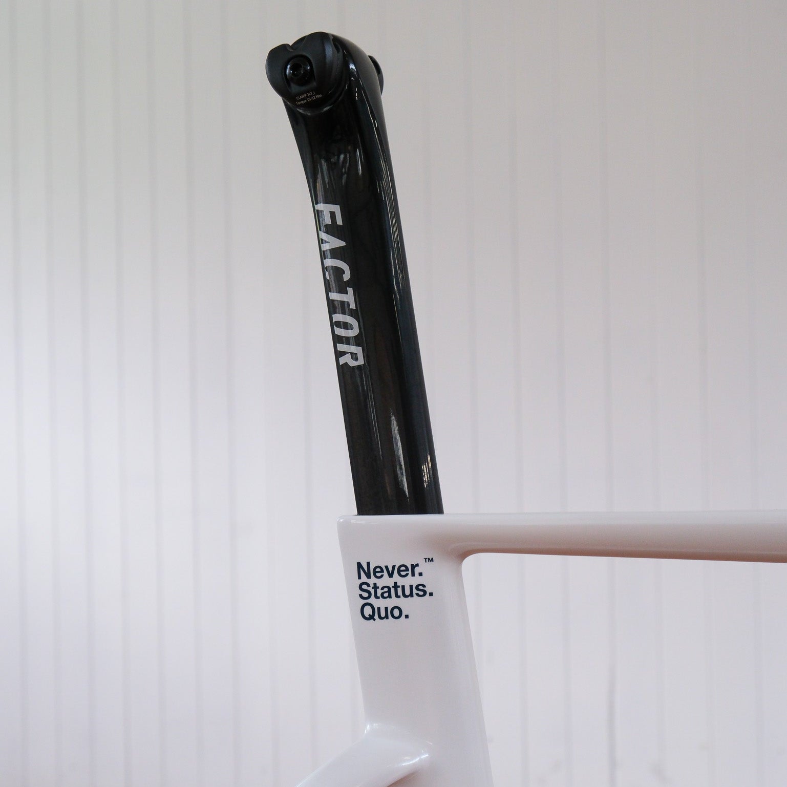 Factor Monza Frameset - Pearl White