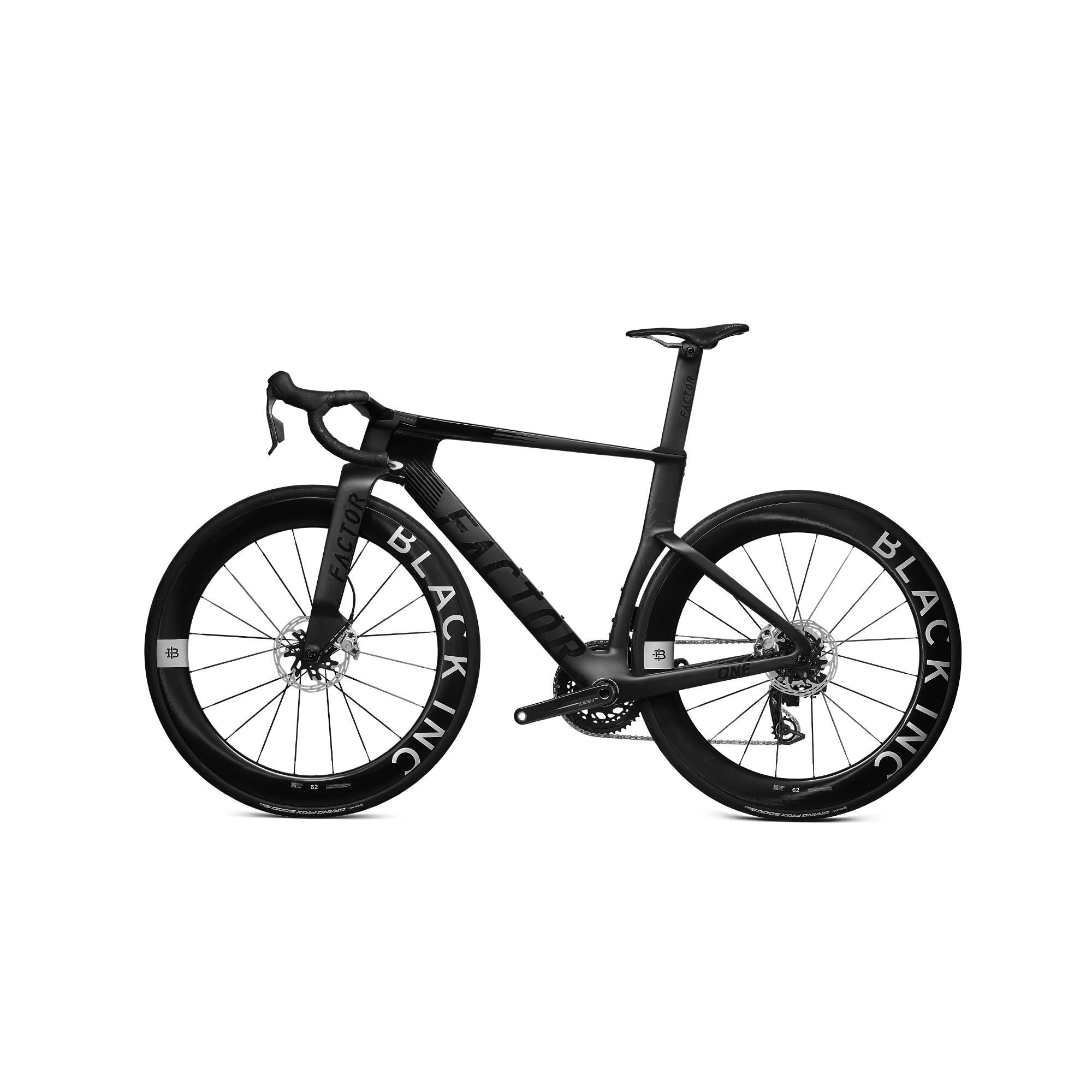 Factor One Road Bike - Shimano Dura Ace Complete - Onyx Black