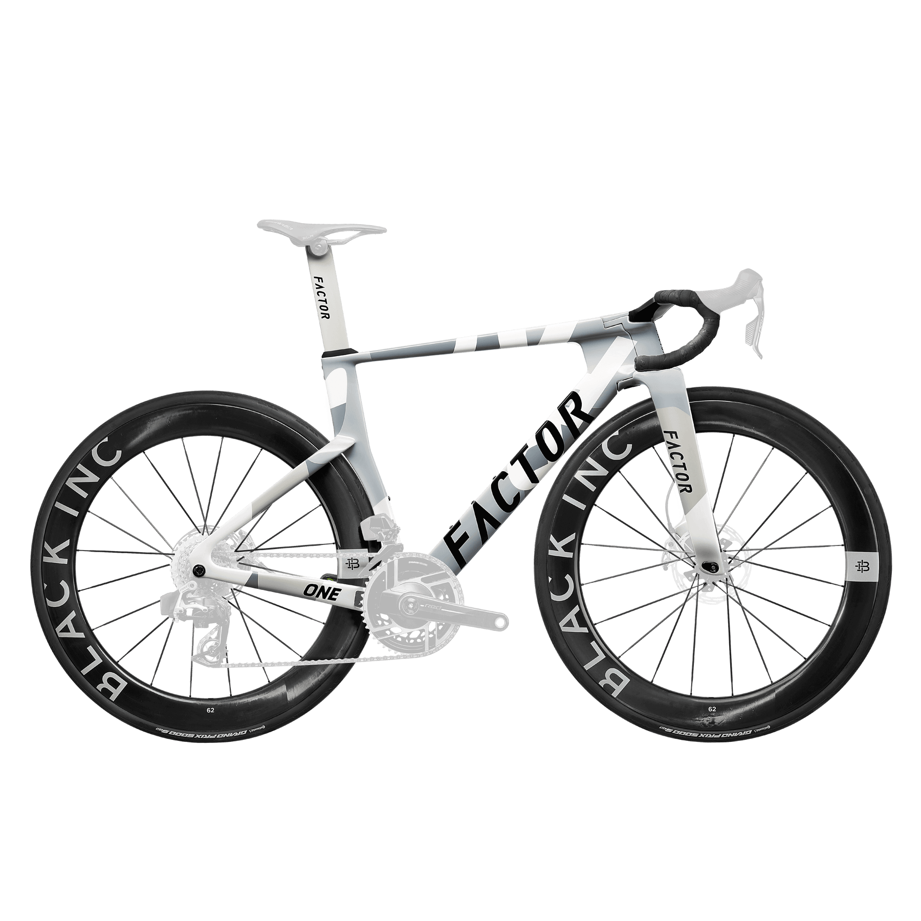 Factor One Premium Package Frameset + Wheels - Nimbus Grey