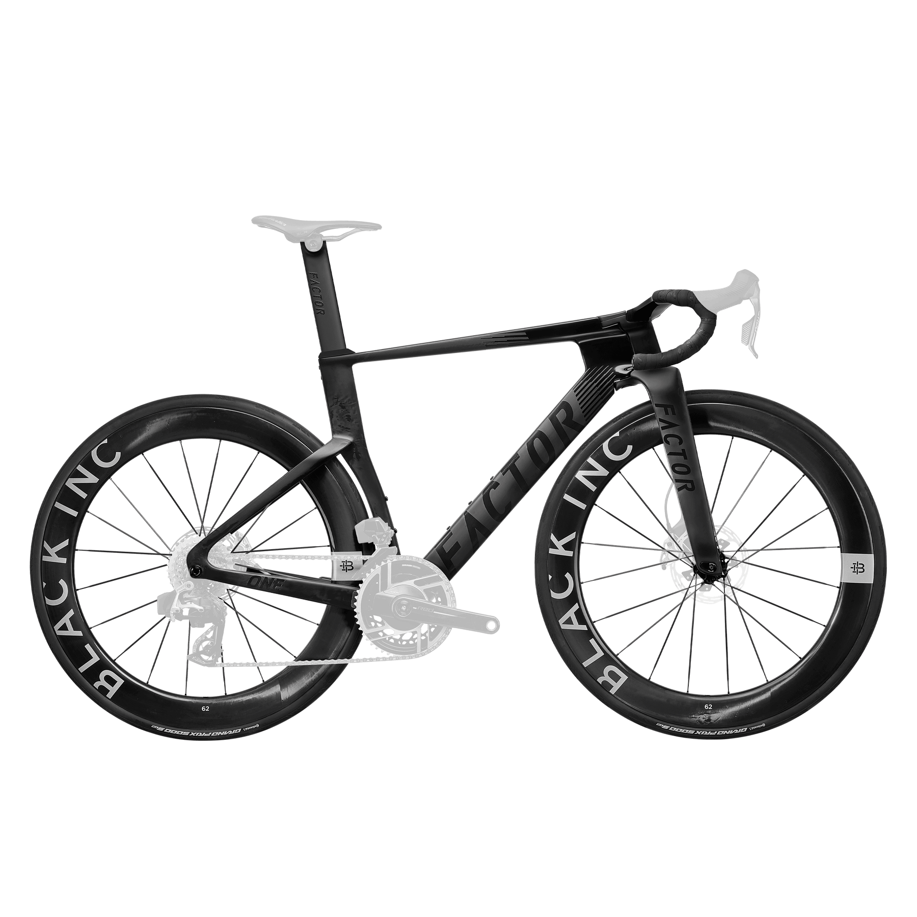 Factor One Premium Package Frameset + Wheels - Onyx Black