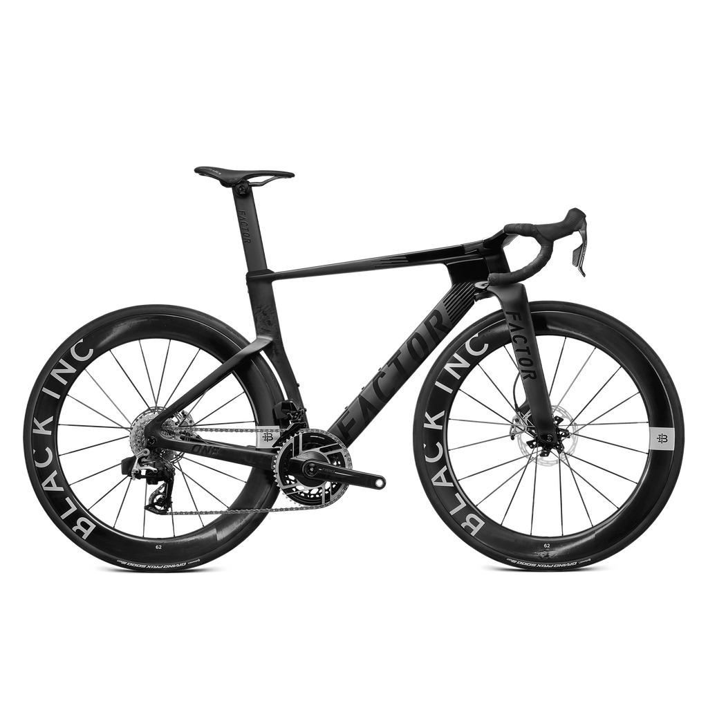 Factor One Road Bike - SRAM Red Complete w/ Power Meter - Onyx Black