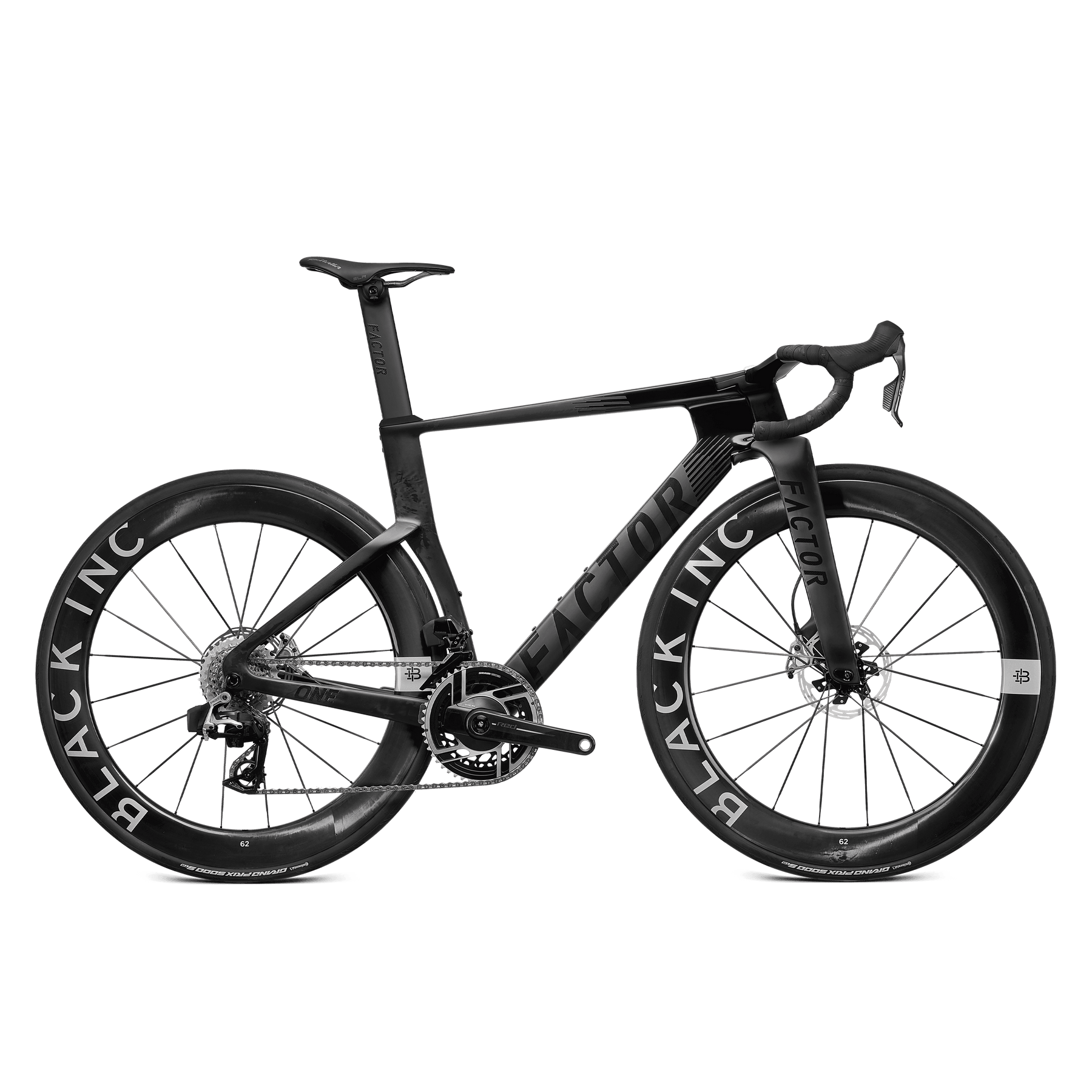 Factor One Road Bike - SRAM Red Complete w/ Power Meter - Onyx Black