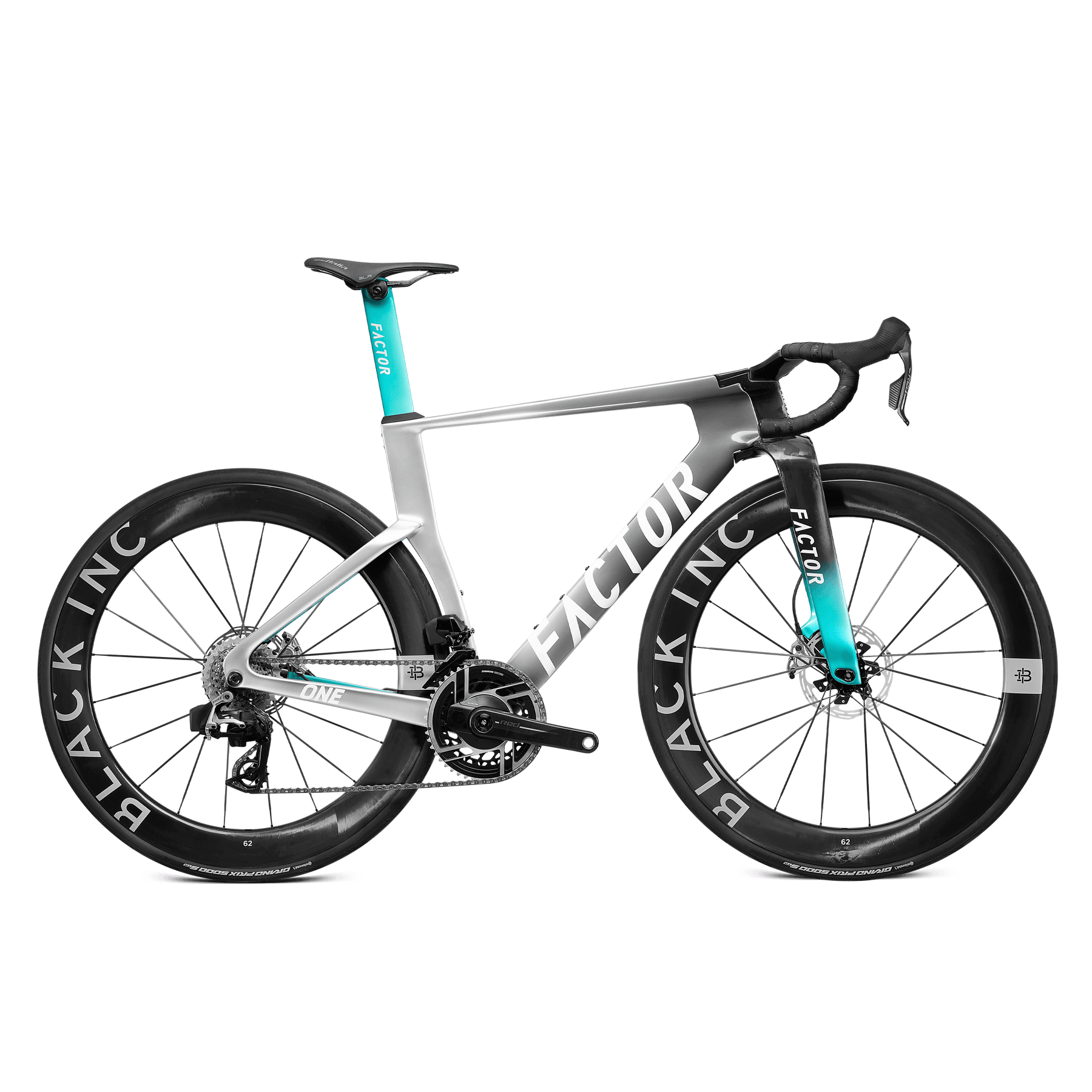 Factor One Road Bike - SRAM Red Complete w/ Power Meter - Silverstone