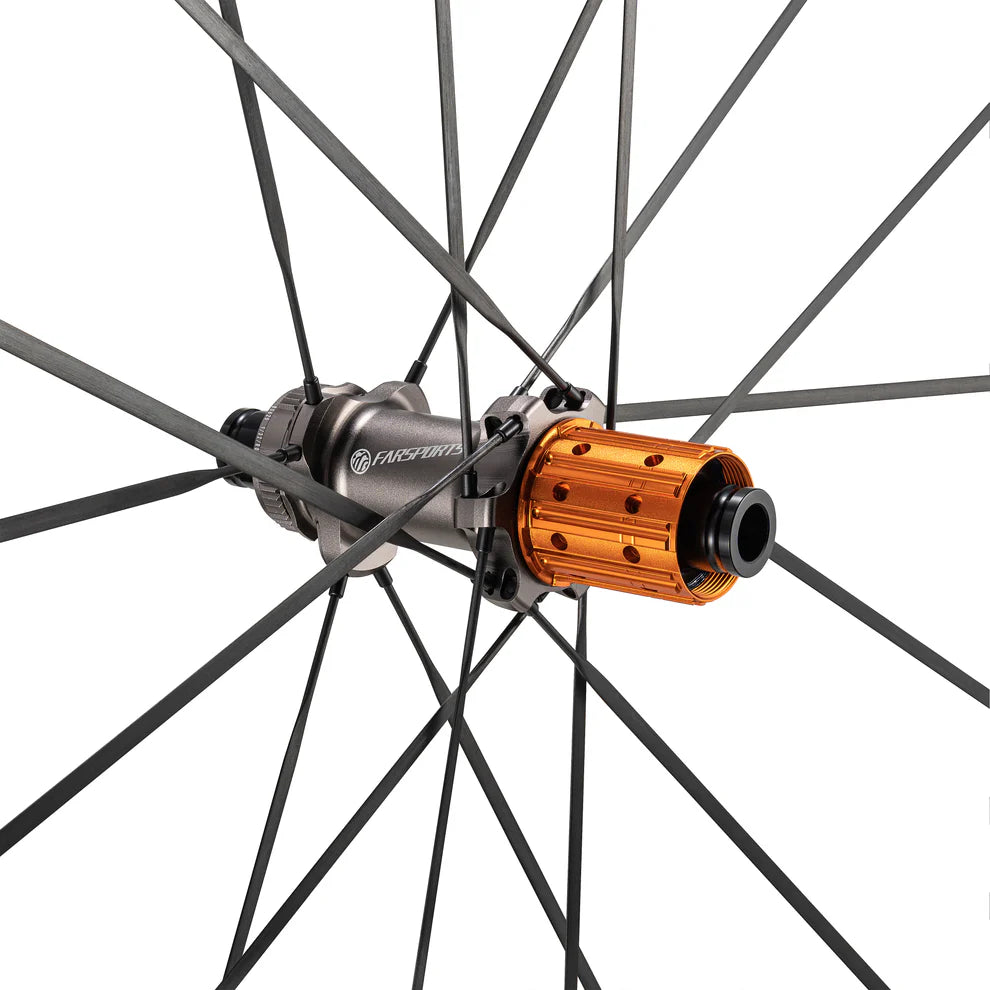 Farsports EVO S5 50mm Carbon Spoke Disc Wheelset (Ceramicspeed Bearings)