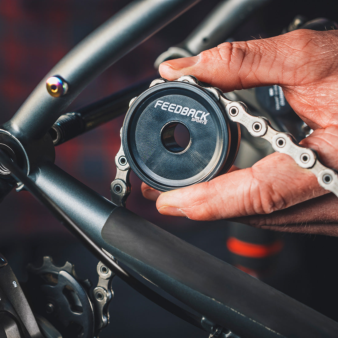 Feedback Sports Thru Axle Chain Keeper