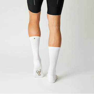 Fingerscrossed Jaspis Socks - White