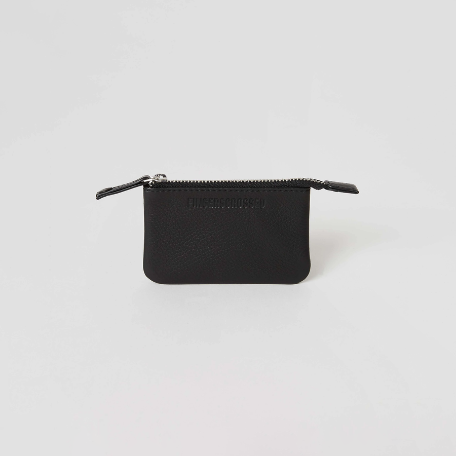 Fingerscrossed #Leather Leather Pouch - Small