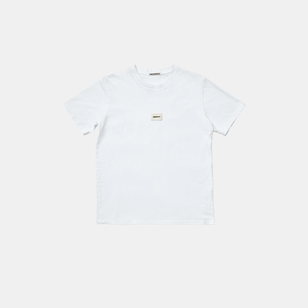 fingerscrossed-tee-classic-logo-white