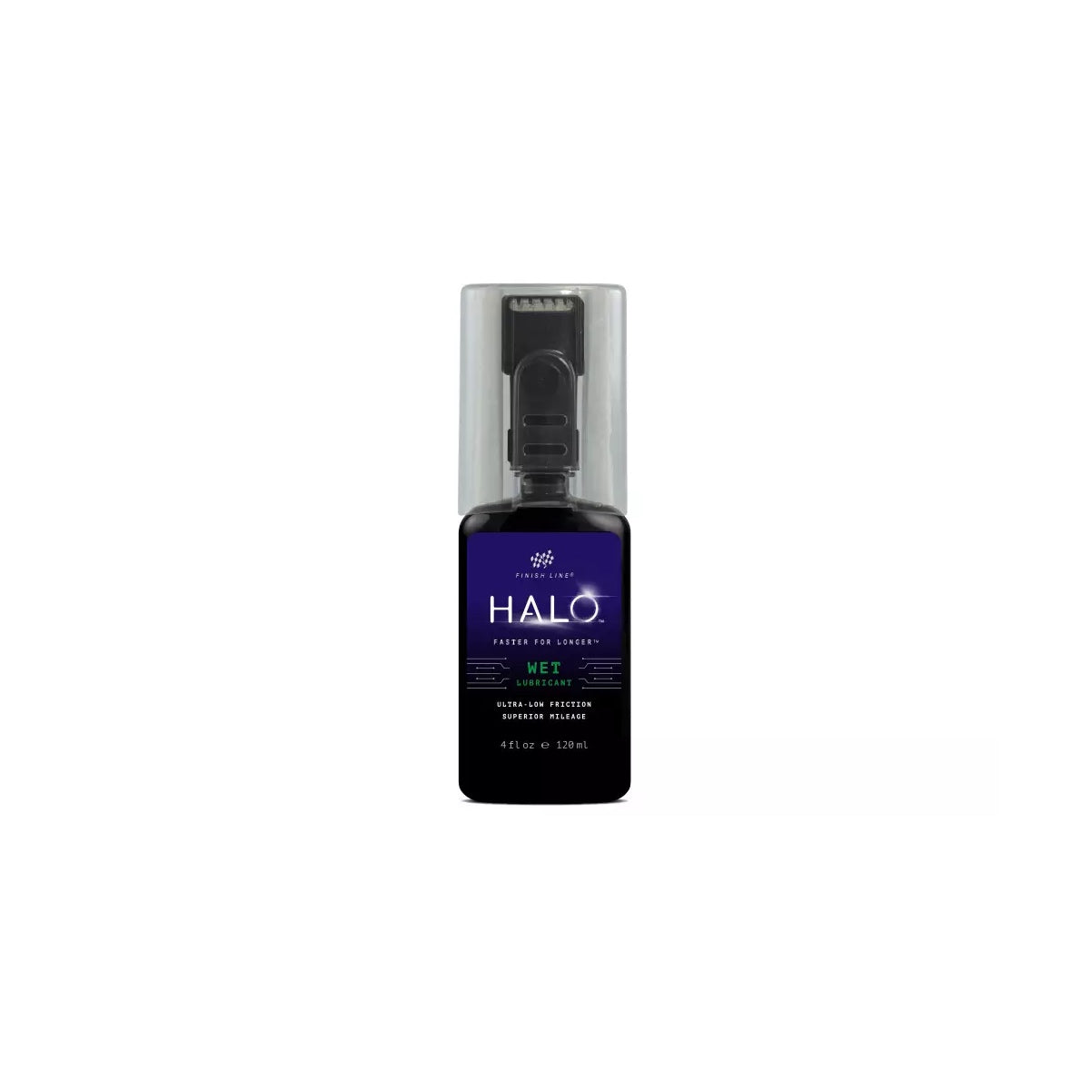 Finish Line HALO Wet Lube 120ml w/ Smart Luber